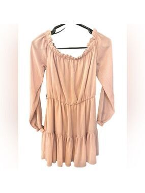 Forever 21 size small ruffled long sleeve mini dress